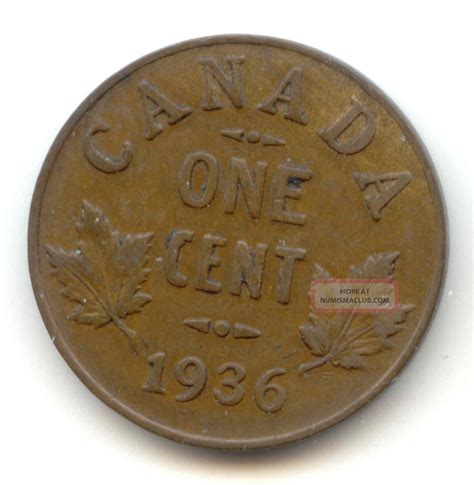 1936 canadian penny worth